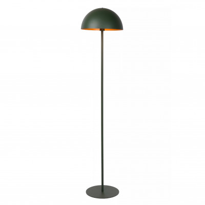 Lucide Siemon Piantana con base e struttura moderna in acciaio e diffusore a forma di fungo Colore: Verde