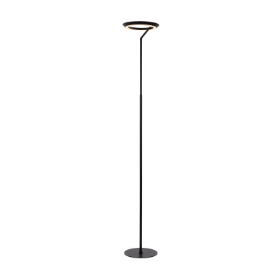 Lucide Celeste Piantana in metallo dal design moderno con diffusore a led dimmerabile Colore: Nero