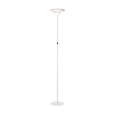 Lucide Celeste Piantana in metallo dal design moderno con diffusore a led dimmerabile Colore: Bianco