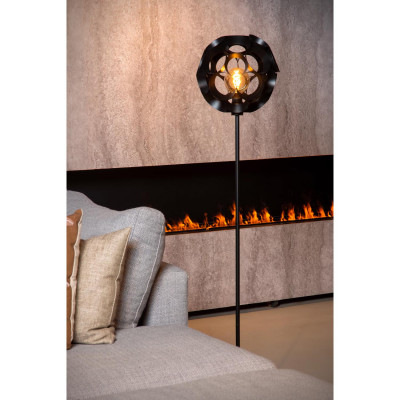 Lucide - Hannelore - Piantana moderna con struttura e diffusore in metallo - 1 Lampadina E27 60W - IP20 - SKU: 10723/01/