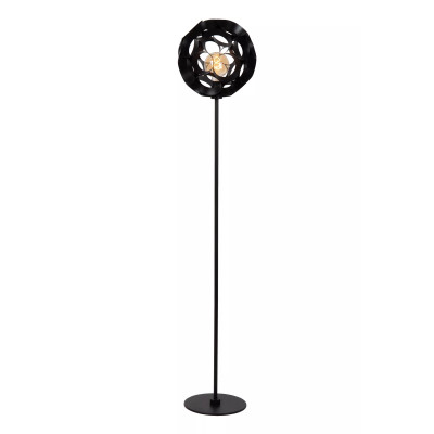 Lucide Hannelore Piantana moderna con struttura e diffusore in metallo Colore: Nero