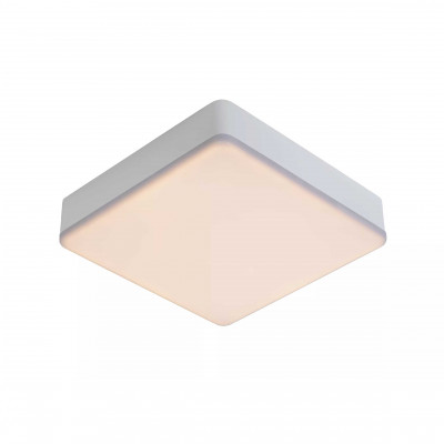 Lucide - Ceres LED - Plafoniera quadrata diffusore a LED dimmerabile struttura in alluminio moderna - Colore: Bianco - 1 Lampadina - Led Integrato - 30W - Lumen 2400 - Gradi Kelvin 3000k Luce Calda - 44 - SKU: 28113/30/31