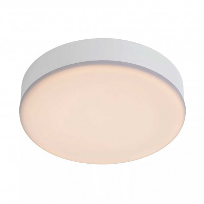 Lucide - Ceres LED - Plafoniera rotonda diffusore a LED dimmerabile struttura in alluminio moderna - Colore: Bianco - 1 Lampadina - Led Integrato - 30W - Lumen 2800 - Gradi Kelvin 3000k Luce Calda - 44 - SKU: 28112/30/31