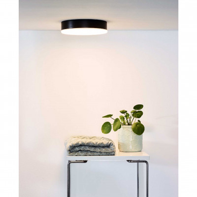 Lucide - Ceres LED - Plafoniera rotonda diffusore a LED dimmerabile struttura in alluminio moderna - 1 Lampadina Led Integrato 30W - Lumen 2800 - Gradi Kelvin 3000k Luce Calda - 44 - SKU: 28112/30/