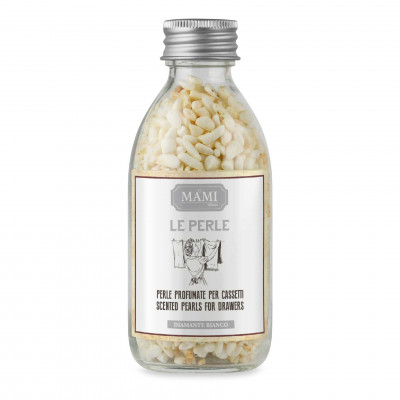 Mami Milano Le Perle Perle profumate per tessuti da inserire nei cassetti "Diamante Bianco"