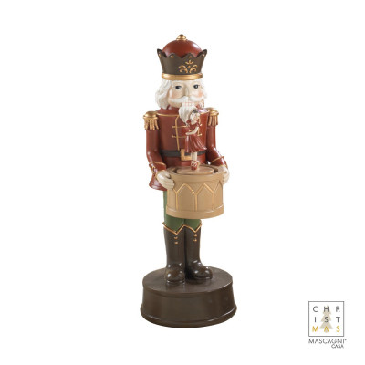  Mascagni - Carillon in resina con soldatino - Colore: Multicolore - SKU: 20UC2933 