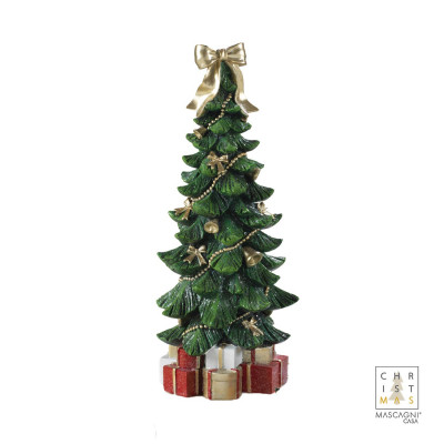  Mascagni - Decorazione natalizia con abete in resina - Colore: Verde - SKU: 20MC2921 