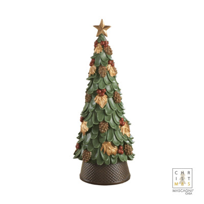  Mascagni - Decorazione natalizia con abete in resina - SKU: 20MC2931 