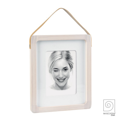 Mascagni - Portafoto da parete con cornice in legno dal design moderno - Foto 20x25 - SKU: A1555