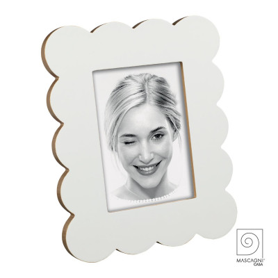 Mascagni - Portafoto in legno dal design moderno - Colore: Panna - Foto 13x18 - SKU: 2IYA1975