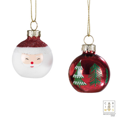 Mascagni - Set 6 pallina di natale per albero - Colore: Multicolore - SKU: 20UC3051