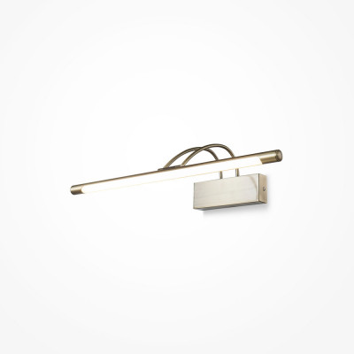 Maytoni - Finelli - Applique a LED per esposizione montatura in metallo in stile moderno - Colore: Bronzo - 1 Lampadina - Led Integrato - 12W - Lumen 800 - Gradi Kelvin 3000k Luce Calda - IP20 - SKU: MIR004WL-L12BZ