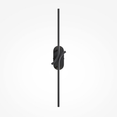 Maytoni - Renaissance - Applique a muro a LED con struttura in metallo dal design moderno - Colore: Nero - 1 Lampadina - Led Integrato - 6W - Lumen 170 - Gradi Kelvin 3000k Luce Calda - IP20 - SKU: MOD256WL-L5B3K
