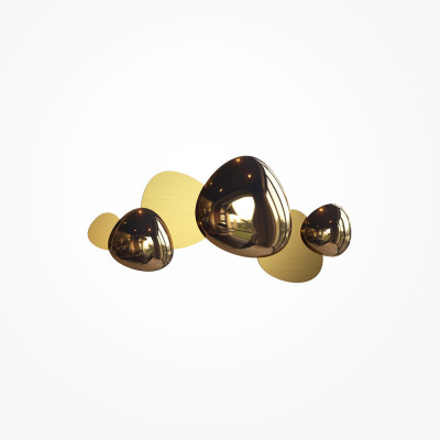 Maytoni - Jack-Stone - Applique da parete a led con diffusore in vetro dal design moderno - 3 Lampadine Led Integrato 13W - Lumen 550 - Gradi Kelvin 3000k Luce Calda - IP 20 - SKU: MOD314WL-L13