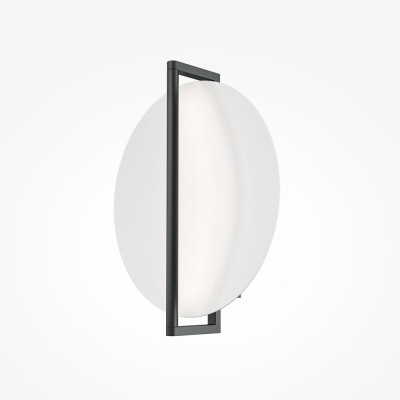 Maytoni - Mira - Applique da parete a LED dal design moderno con struttura in alluminio - Colore: Nero - 1 Lampadina - Led Integrato - 14W - Lumen 200 - Gradi Kelvin 3000k Luce Calda - IP20 - SKU: MOD279WL-L14B3K