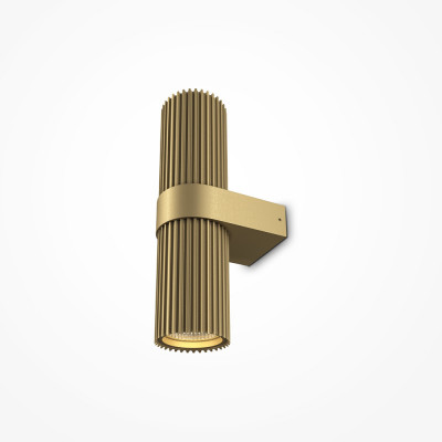 Maytoni - Dynamics - Applique da parete con diffusore in metallo dal design moderno ed elegante - 2 Lampadine GU10 50W - IP20 - SKU: MOD326WL-02