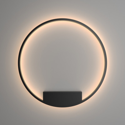 Maytoni - Rim - Applique da parete grande in alluminio con diffusore a led dal design moderno - 1 Lampadina Led Integrato 51W - Lumen 2400 - Gradi Kelvin 3000k Luce Calda - IP20 - SKU: MOD058WL-L50
