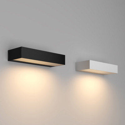 Maytoni - Lot - Applique da parete per esterno a LED base in alluminio e diffusore in acrilico - 1 Lampadina Led Integrato 10W - Lumen 350 - Gradi Kelvin 3000k Luce Calda - IP65 - SKU: O428WL-L10