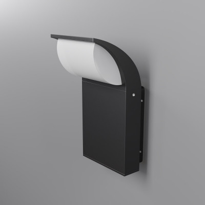 Maytoni - Stock - Applique per esterno con struttura in alluminio e diffusore LED in acrilico - Colore: Grafite - 1 Lampadina Led Integrato 7W - Lumen 450 - Gradi Kelvin 3000k Luce Calda - IP65 - SKU: O446WL-L7GF3K