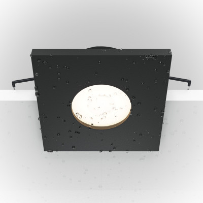 Maytoni - Downlight - Faretti da incasso in alluminio dal design moderno ed elegante - 1 Lampadina GU10 50W - IP 65 - SKU: DL083-01-GU10-SQ