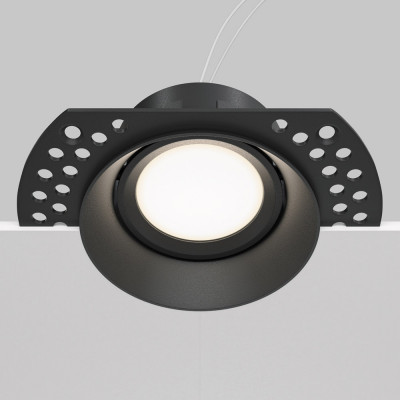 Maytoni - Dot - Faretto a incasso in alluminio rotondo dal design moderno - 1 Lampadina GU10 50W - IP20 - SKU: DL042-01-RD