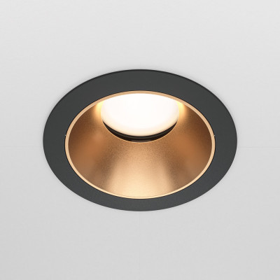 Maytoni - Share - Faretto a incasso rotondo in alluminio dal design moderno - 1 Lampadina GU10 15W - IP 20 - SKU: DL053-01