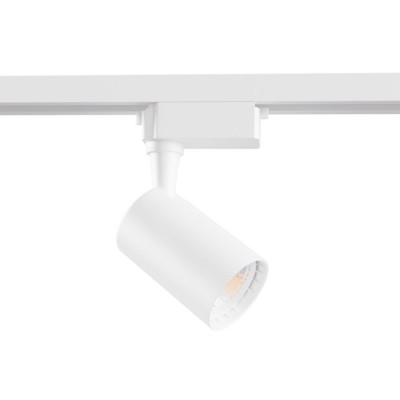  Maytoni - Sistema Binario - Faretto a led in stile moderno per sistema a binario - 1 Lampadina Led Integrato 6W - Lumen 450 - Gradi Kelvin 3000k Luce Calda - IP20 - SKU: TR003-1-6W3K 