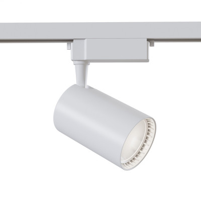 Maytoni - Vuoro - Faretto a led moderno in alluminio per sistema a binario - 1 Lampadina Led Integrato 15W - Lumen 1600 - Gradi Kelvin 4000k Luce Naturale - IP 20 - SKU: TR003-1-15W4K-S
