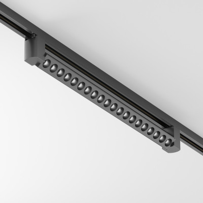  Maytoni - Points - Faretto con striscia LED per sistema binario monofase dal design moderno - 1 Lampadina Led Integrato 20W - Lumen 1500 - Gradi Kelvin 3000k Luce Calda - IP20 - SKU: TR010-1-20W3K-M 