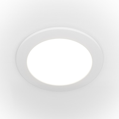 Maytoni - Stockton - Faretto da incasso a Led rotondo con struttura in alluminio moderna - 1 Lampadina Led Integrato 12W - Lumen 1000 - Gradi Kelvin 3000k-6000k - IP44 - SKU: DL016-6-L12