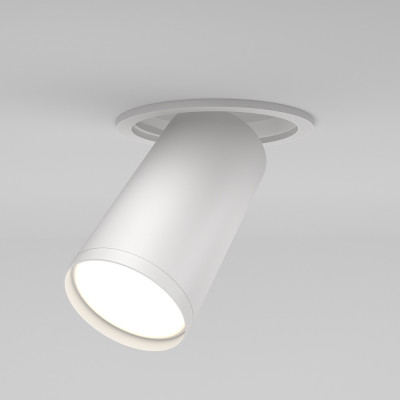 Maytoni - Focus - Faretto da incasso in alluminio dal design moderno ed elegante - 1 Lampadina GU10 50W - IP20 - SKU: C048CL-U