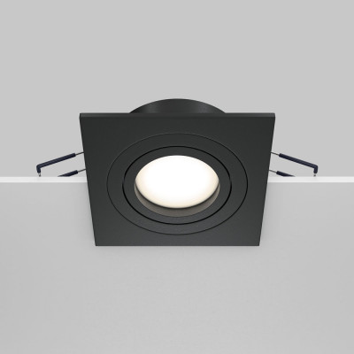 Maytoni - Atom - Faretto da incasso in stile moderno con struttura in alluminio - 1 Lampadina GU10 50W - IP20 - SKU: DL024-2-01