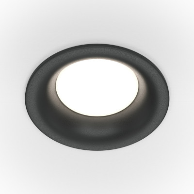 Maytoni - Slim - Faretto da incasso rotondi in alluminio verniciato in stile moderno - 1 Lampadina GU10 50W - IP20 - SKU: DL027-2-01