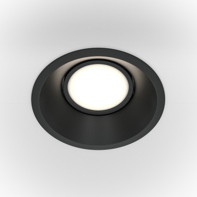 Maytoni - Dot - Faretto da incasso rotondo in alluminio dal design moderno - 1 Lampadina GU10 50W - IP 20 - SKU: DL028-2-01