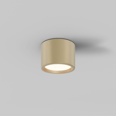 Maytoni - Hydra - Faretto da soffitto a LED con struttura in alluminio rotonda - Colore: Oro - 1 Lampadina - Led Integrato - 10W - Lumen 650 - Gradi Kelvin 3000k Luce Calda - IP44 - SKU: C090CL-10W3K-MG