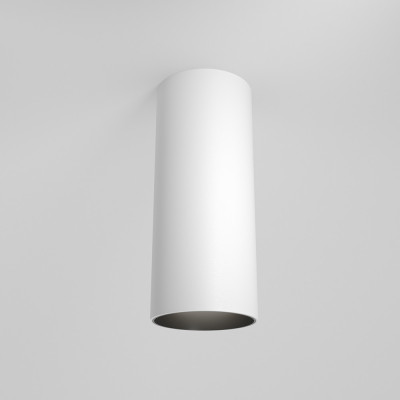 Maytoni - Focus - Faretto da soffitto con diffusore a LED in alluminio dal design moderno - Colore: Bianco - 1 Lampadina Led Integrato 12W - Lumen 900 - Gradi Kelvin 3000k Luce Calda - IP20 - SKU: C056CL-L12W3K-W-W