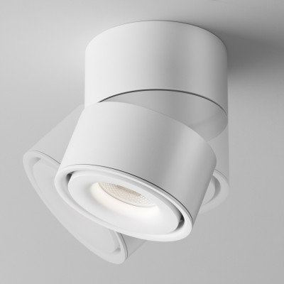 Maytoni - Yin - Faretto da soffitto diffusore a led dimmerabile in alluminio dal design moderno - 1 Lampadina Led Integrato 15W - Lumen 880 - Gradi Kelvin 4000k Luce Naturale - IP20 - SKU: C084CL-15W4K-D