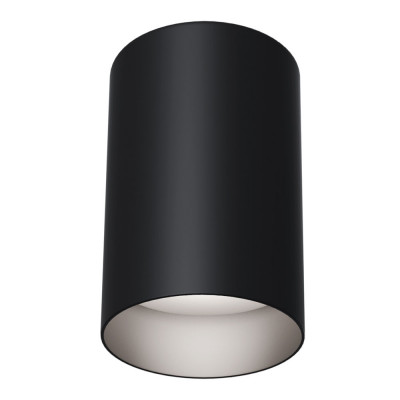 Maytoni - Slim - Faretto da Soffitto in alluminio verniciato in stile moderno - Colore: Nero - 1 Lampadina GU10 50W - IP20 - SKU: C014CL-01B
