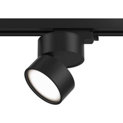  Maytoni - Onda - Faretto a LED in alluminio dal design moderno per sistema a binario monofase - 1 Lampadina Led Integrato 12W - Lumen 850 - Gradi Kelvin 3000k Luce Calda - IP 20 - SKU: TR007-1-12W3K 