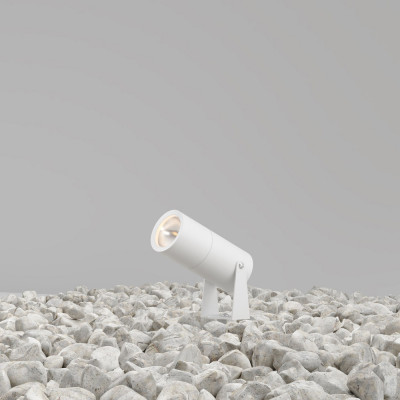 Maytoni Bern Illuminazione da terra a LED struttura in alluminio dal design moderno Colore: Bianco