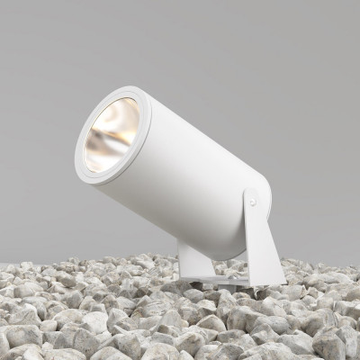 Maytoni Bern Illuminazione da terra a LED struttura in alluminio dal design moderno Colore: Bianco