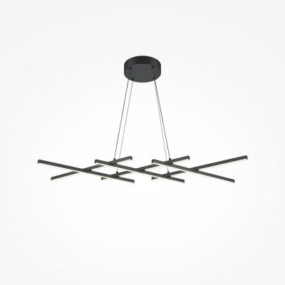 Maytoni Halo Lampada a sospensione a LED con struttura in alluminio dal design moderno Colore: Ottone