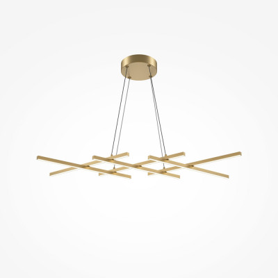 Maytoni - Halo - Lampada a sospensione a LED con struttura in alluminio dal design moderno - 1 Lampadina Led Integrato 40W - Lumen - Gradi Kelvin 2200k-3000k - IP20 - SKU: MOD244PL-L50