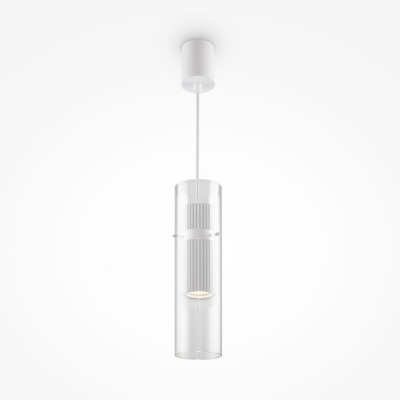 Maytoni Dynamics Lampada a sospensione con diffusore in vetro dal design moderno ed elegante Colore: Bianco