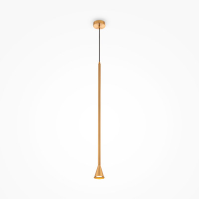 Maytoni Arrow Lampada a sospensione con diffusore singolo dal design moderno ed elegante Colore: Oro
