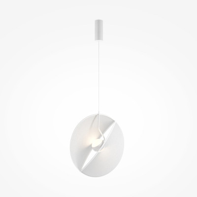 Maytoni - Reflex - Lampada a sospensione a LED dal design minimal con diffusore in acrilico - Colore: Bianco - 2 Lampadine Led Integrato 14W - Lumen 1000 - Gradi Kelvin 3000k Luce Calda - IP 20 - SKU: MOD154PL-L6W3K
