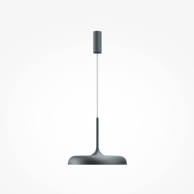Maytoni - Gerhard - Lampada a sospensione grande a LED diffusore in metallo e paralume in acrilico - Colore: Grigio - 1 Lampadina - Led Integrato - 26W - Lumen 1400 - Gradi Kelvin 3000k Luce Calda - IP20 - SKU: MOD189PL-L18GR3K1