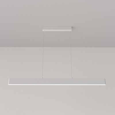 Maytoni Step Lampada a sospensione grande con diffusore LED lineare dal design moderno Colore: Bianco