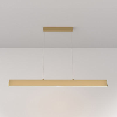 Maytoni - Step - Lampada a sospensione grande con diffusore LED lineare dal design moderno - 1 Lampadina Led Integrato 30W - Lumen 900 - Gradi Kelvin 4000k Luce Naturale - IP 20 - SKU: P010PL-L30-
