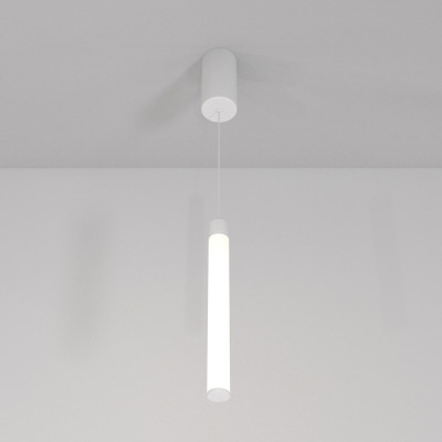 Maytoni Ray Lampada a sospensione piccola con diffusore a led lineare dal design moderno Colore: Bianco